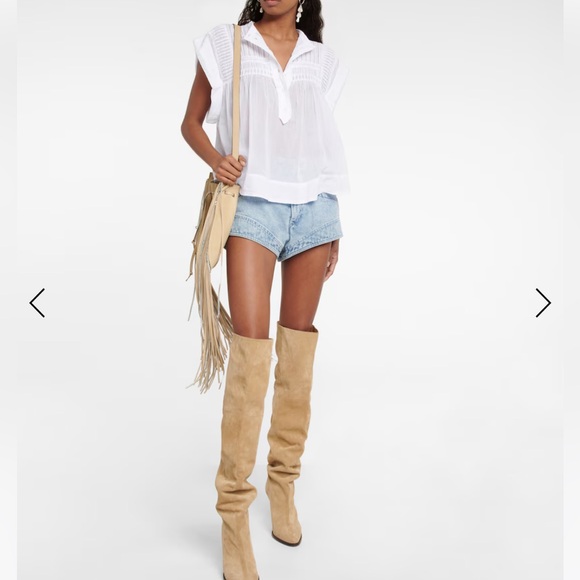 Isabel Marant Etoile Leaza Cap Sleeve Top - Picture 2 of 14